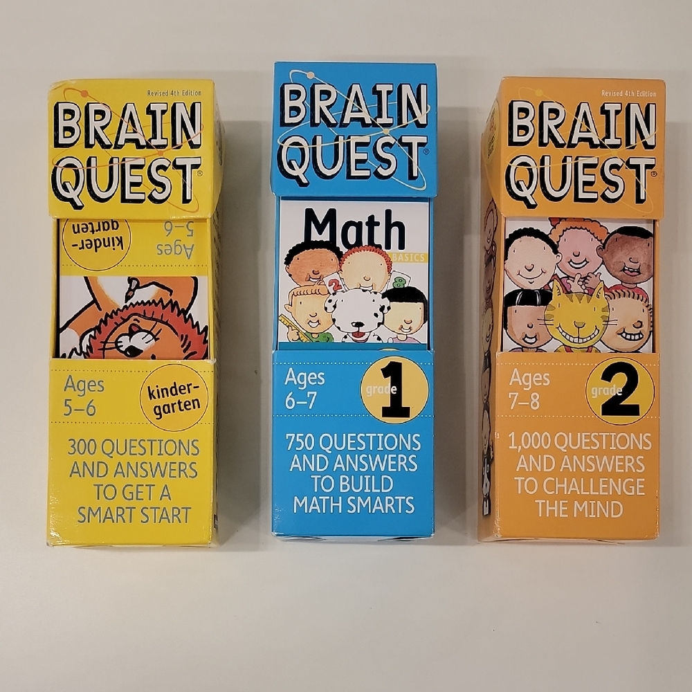 Learning Card Set for Kids - Yellow, Blue, Orange